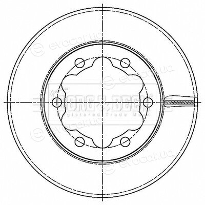 Borg & Beck BBD6189S