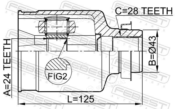 Febest 0511-MZ5ATRH