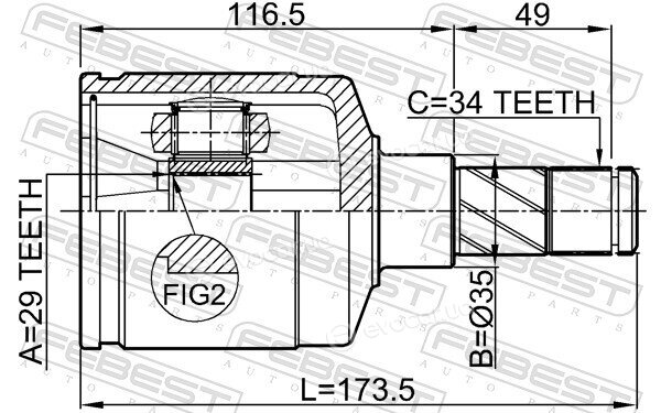 Febest 1111-ESP