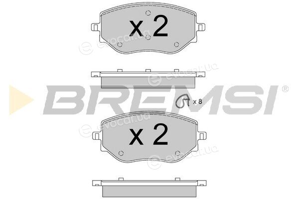 Bremsi BP3889