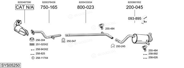 Bosal SYS05250