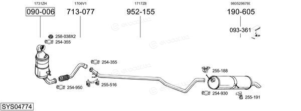 Bosal SYS04774