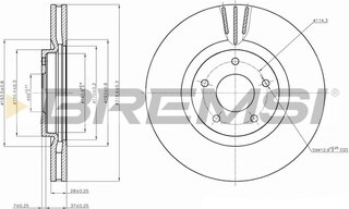 Bremsi CD7724V