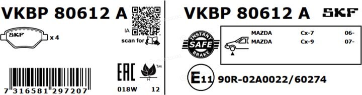 SKF VKBP 80612 A