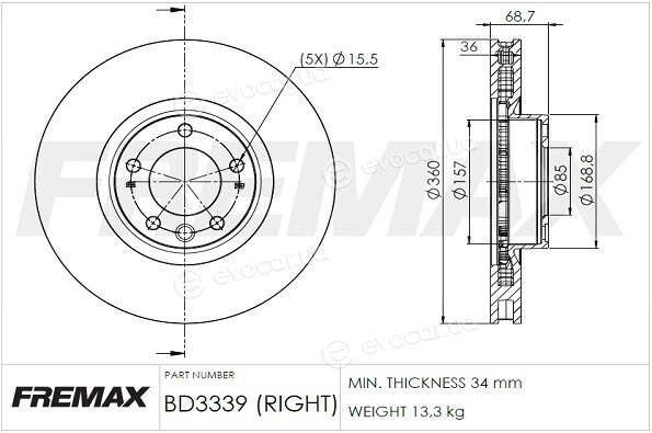 Fremax BD-3339