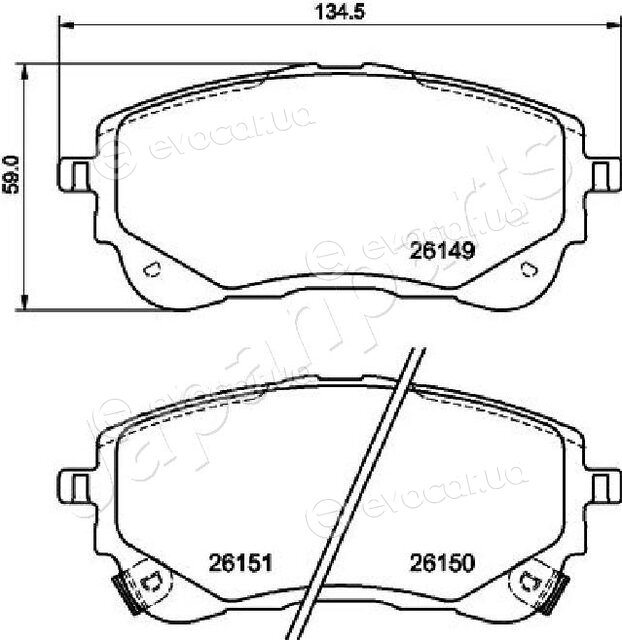 Japanparts PA-2027AF