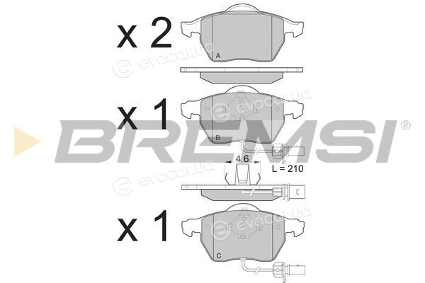 Bremsi BP3071