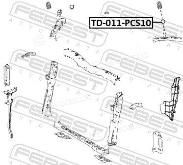 Febest TD-011-PCS10