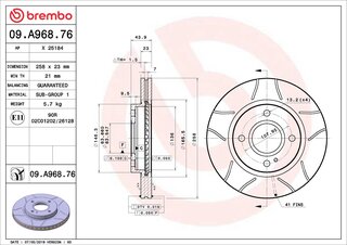 Brembo 09.A968.76