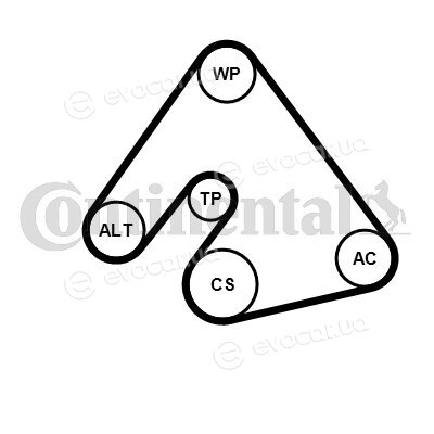 Continental 6PK1400K1