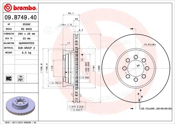 Brembo 09.B749.40