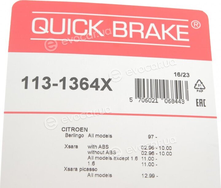 Kawe / Quick Brake 113-1364X