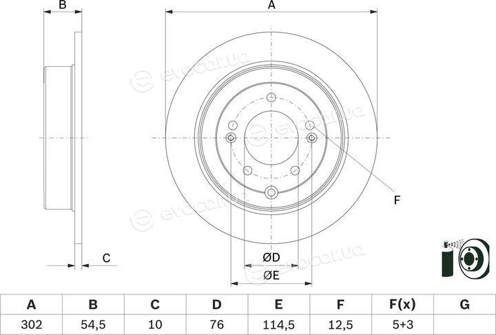 Bosch 0 986 479 E45