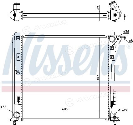 Nissens 606605