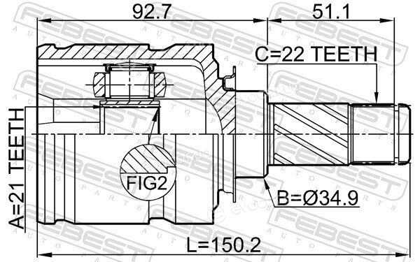 Febest 1811-Z12