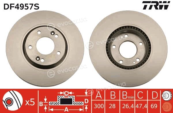 TRW DF4957S