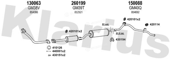 Klarius 390418E