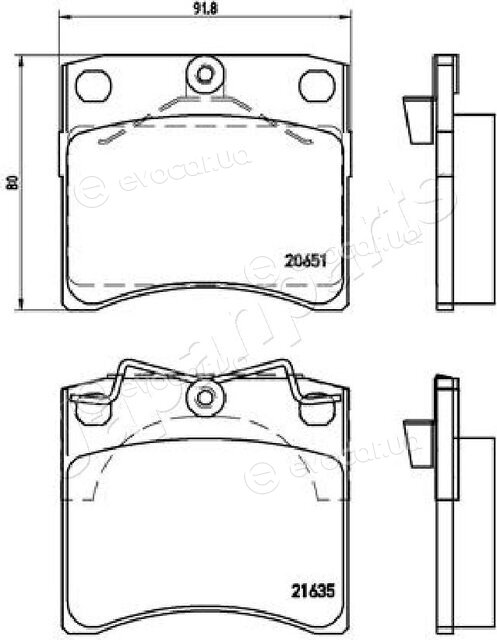 Japanparts PA-0950AF