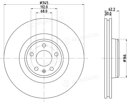 Hella Pagid 8DD 355 126-861