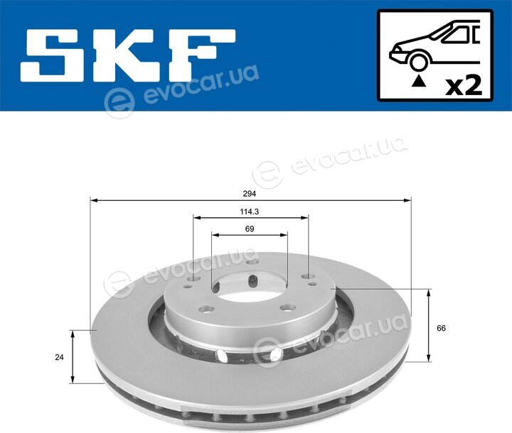 SKF VKBD 80127 V2