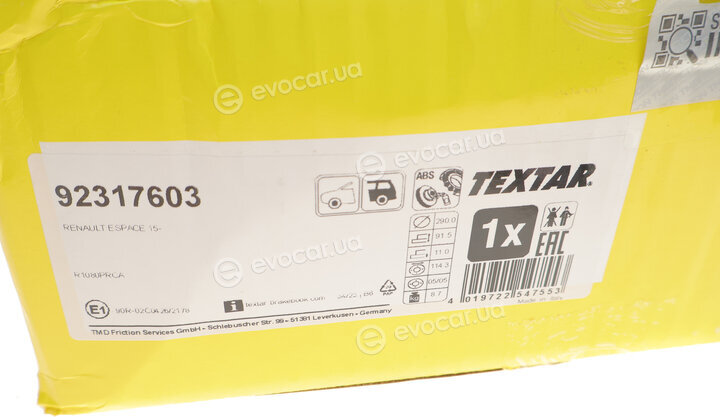 Textar 92317603