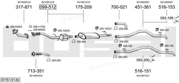 Bosal SYS13130