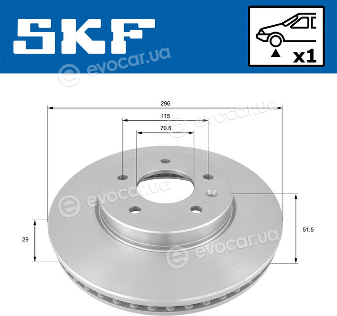 SKF VKBD 80407 V1