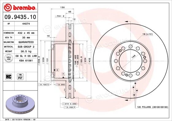 Brembo 09.9435.10