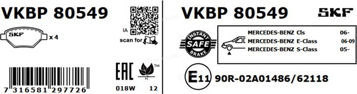 SKF VKBP 80549