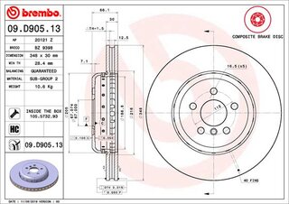 Brembo 09.D905.13