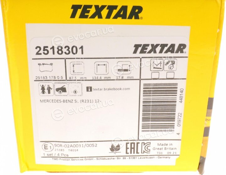 Textar 2518301