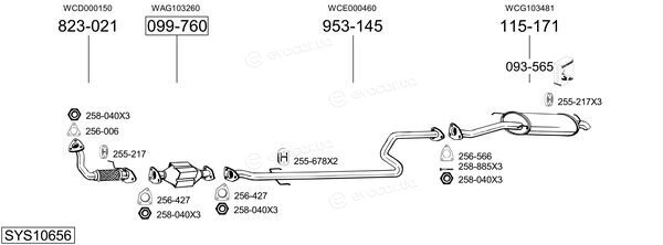 Bosal SYS10656