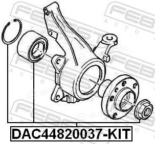 Febest DAC44820037-KIT