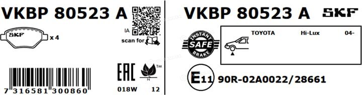 SKF VKBP 80523 A