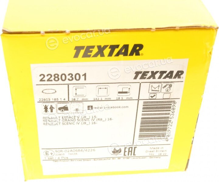 Textar 2280301