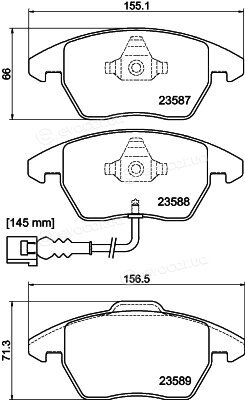 Hella Pagid 8DB 355 010-581