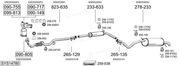 Bosal SYS14780