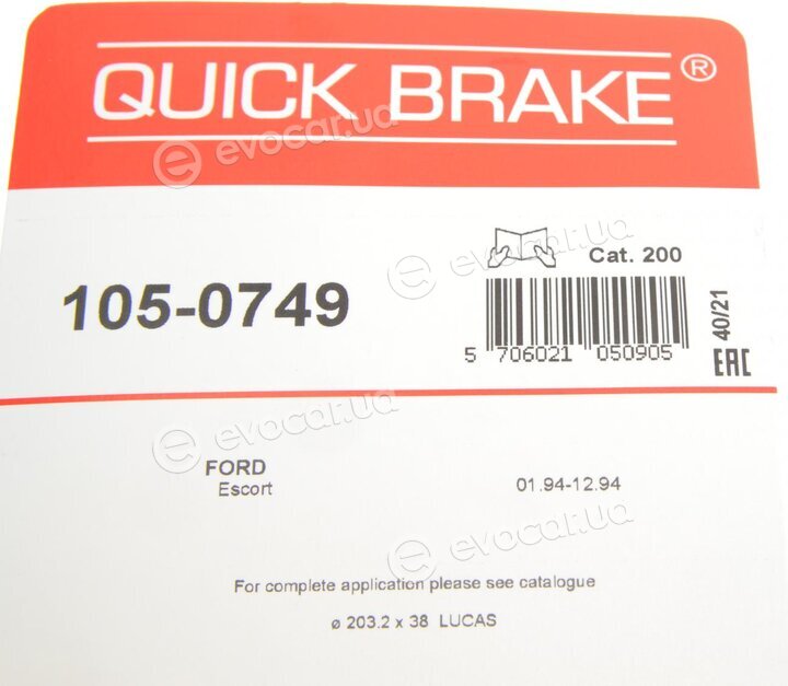 Kawe / Quick Brake 105-0749