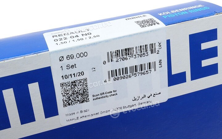 Mahle 022 04 N0