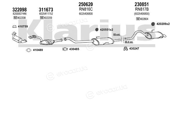 Klarius 720848E