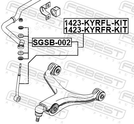 Febest 1423-KYRFL-KIT