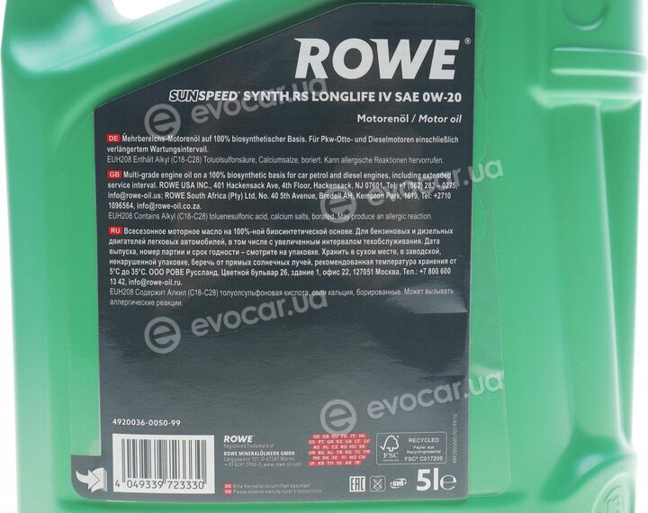 Rowe 4920036-0050-99