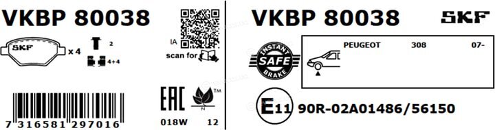 SKF VKBP 80038