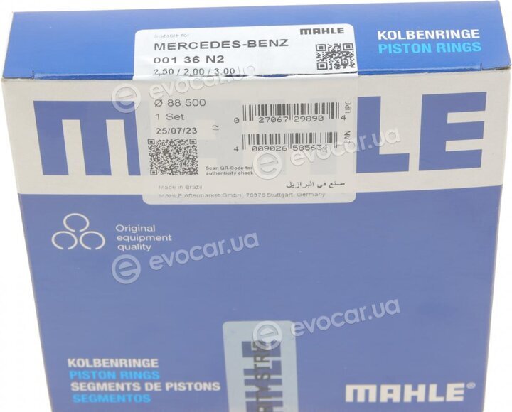 Mahle 001 36 N2