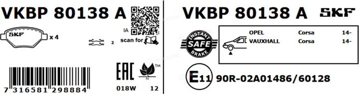 SKF VKBP 80138 A