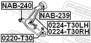 Febest 0220-T30