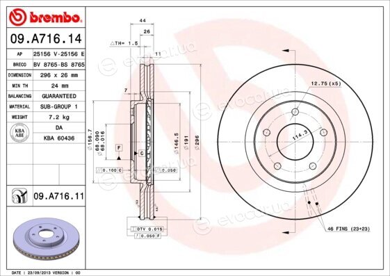 Brembo 09.A716.11