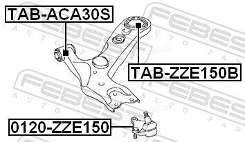 Febest TAB-ZZE150B