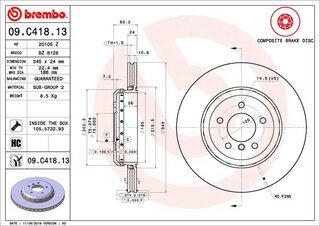 Brembo 09.C418.13