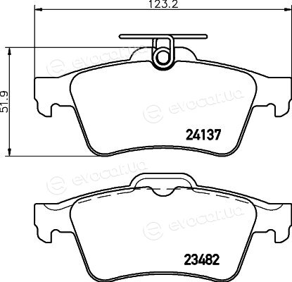 Hella Pagid 8DB 355 011-731